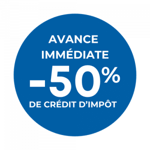 Réduction d'impôts 50%